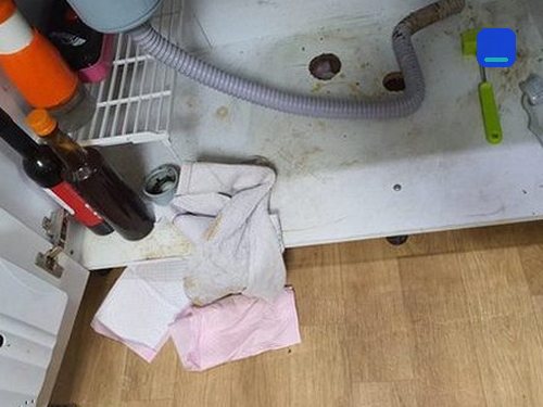 오피스텔 베란다 배수구 정비 무학동 하수구막힘 오피스텔 베란다 배수구 정비